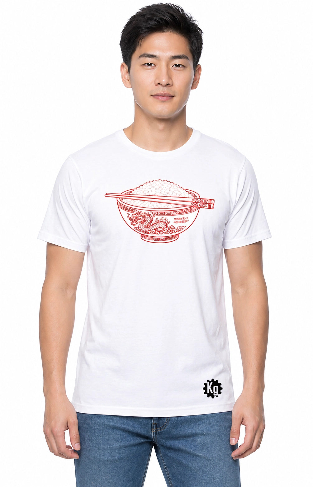 White Rice Tee